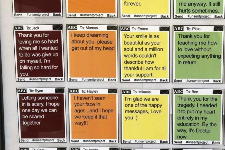 How Does The Unsent Project Work