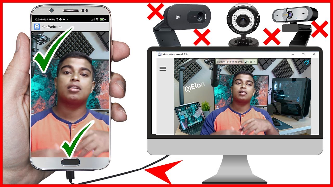 How Do I Connect My Smartphone To My Computer Using Iriun Webcam