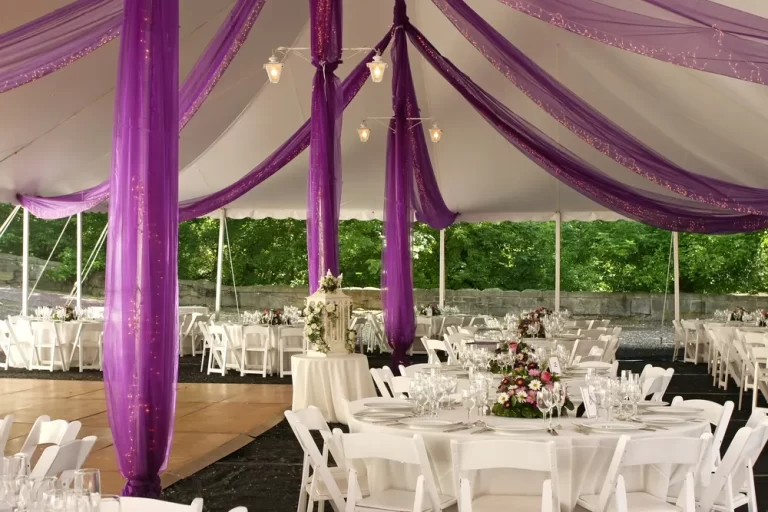 Decorating tips and ideas for a memorable tent party